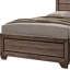 Très grand lit standard avec rangement Jarard