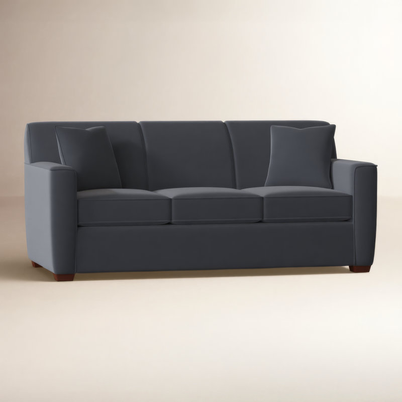 Lila Sofa, Anello 42 Dark Gray Performance Twill, Craftwood 23 Navy Performance Chenille, No