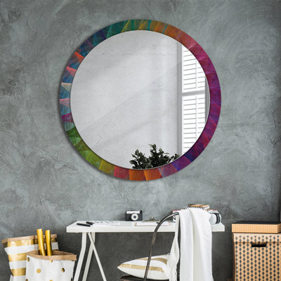 Huldar Glass Flat Wall Mirror