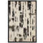 Reproduction d'art sur toile encadrée moderne moderne et abstraite noire encadrée-108345510-108345511