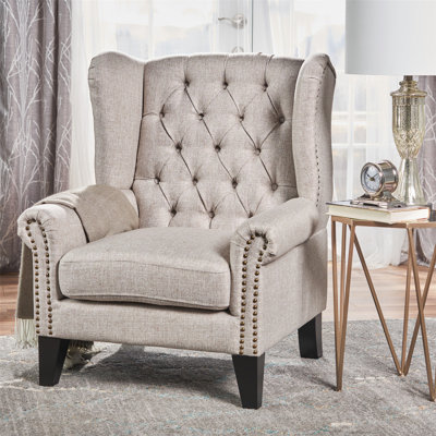Osvaldo Tufted Wingback Chair