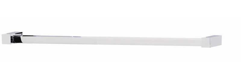 Barre à serviettes murale Spa 2, Chrome poli, H 0,75 po x L 18,75 po x P 2,38 po