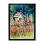 «White Chapel in Summer Garden», reproduction de cadre photo sur toile-1758534969-1758534968