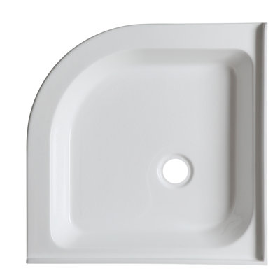 Randi 36 W 36 D Sector Base Shape Double Shower Base No Integrated Seat Included