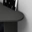 Fade 105cm Corner Computer Desk with 4 Open Shelves-1685238648