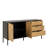 Lockeford Sideboard with 2 Doors and 3 Drawers in Black