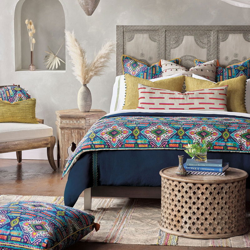 Housse de couette en lin Fairuza Copley, Housse de couette pour lit de jour