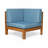 OANA 2-Piece LOVE SEAT SET, BLUE
