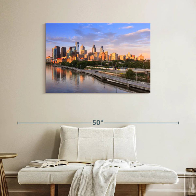 Horizon de soirée à Philadelphie Sireci, H 26 po x l 39 po
