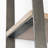 Eccles 90" Distressed Metal and Solid Wood Six Tier Bookcase-58994055