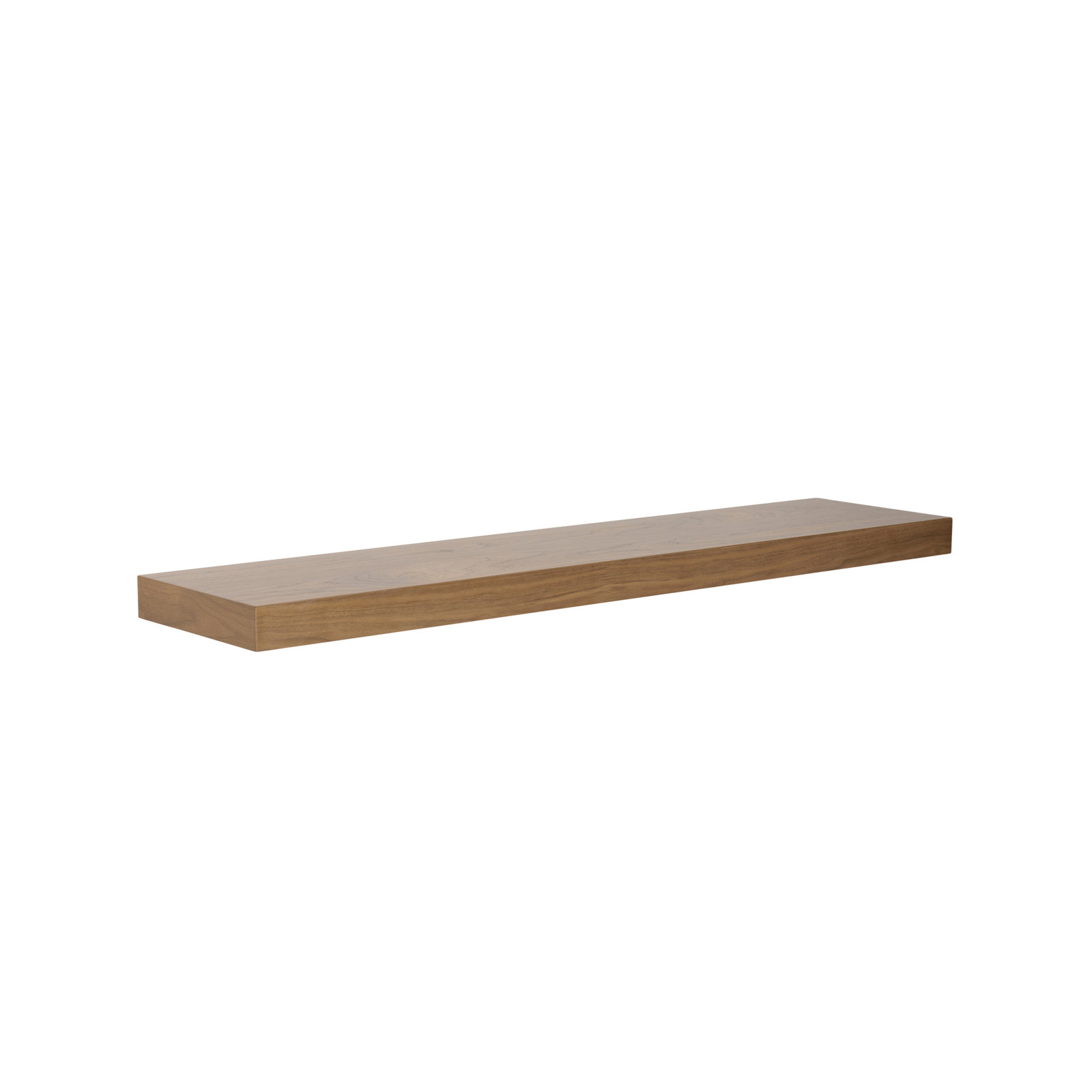 Sherice Floating Shelf, Walnut, 1.97" H x 36.23" W x 10.24" D