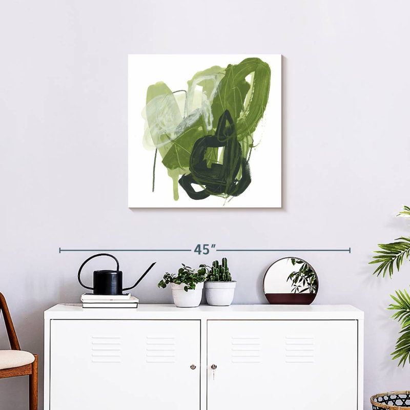 Jade Schematic I, 24" H x 24" W