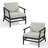 Solid Wood Teak Outdoor Lounge Chair With Cushion And Arms-114983513-114983515