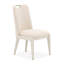 Chaise d'appoint de salle à manger Portrait - Albâtre blanc