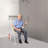 Foldable Shower Chair For Private Washing, Elderly And Disabled, Adjustable Height Bath Chair