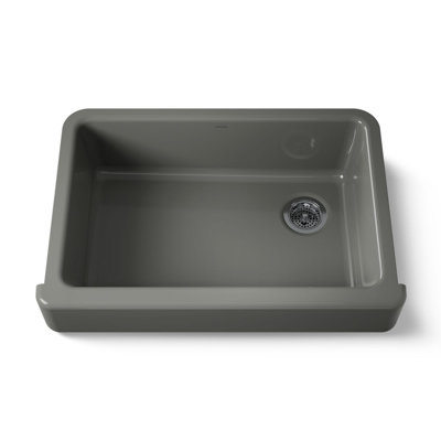 Whitehaven Self-Trimming 32-1/2" L x 21-9/16" W x 9-5/8" Under-Mount Single-Bowl Sink with Short Apron