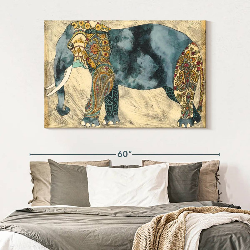 Royal Elephant, 34" H x 51" W