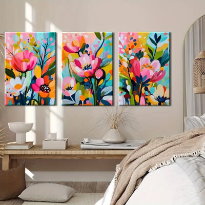3 Piece Wrapped Canvas Painting