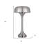 Lampe de table USB en métal 22 "avec abat-jour dôme 22"-316851566