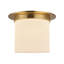 Mineral 11-in Brass Flush Mount-204888999-204888994