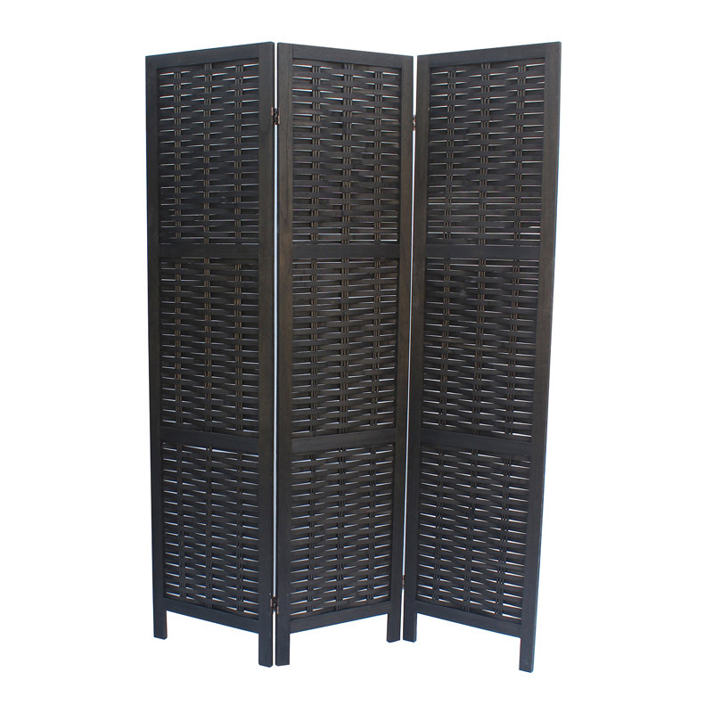 Panneau pliable H 70 po Renn, 3, Noir