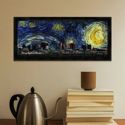 Phoenix Starry Night City Skyline