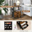 38cm W Metal Bedside Table