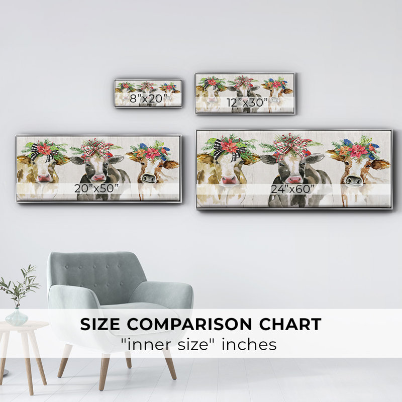 Holiday Gals- Framed Canvas
