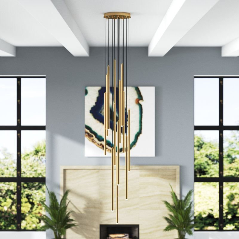 Statesboro 13 - Light LED Pendant, Black