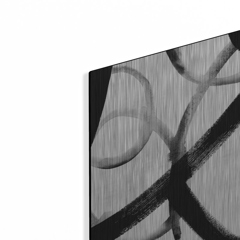 «Mon monochrome Ripple I» par Grace Popp, H 24 po x l 16 po