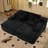 Upholstered Double Lounge Chaise Sofa Bed