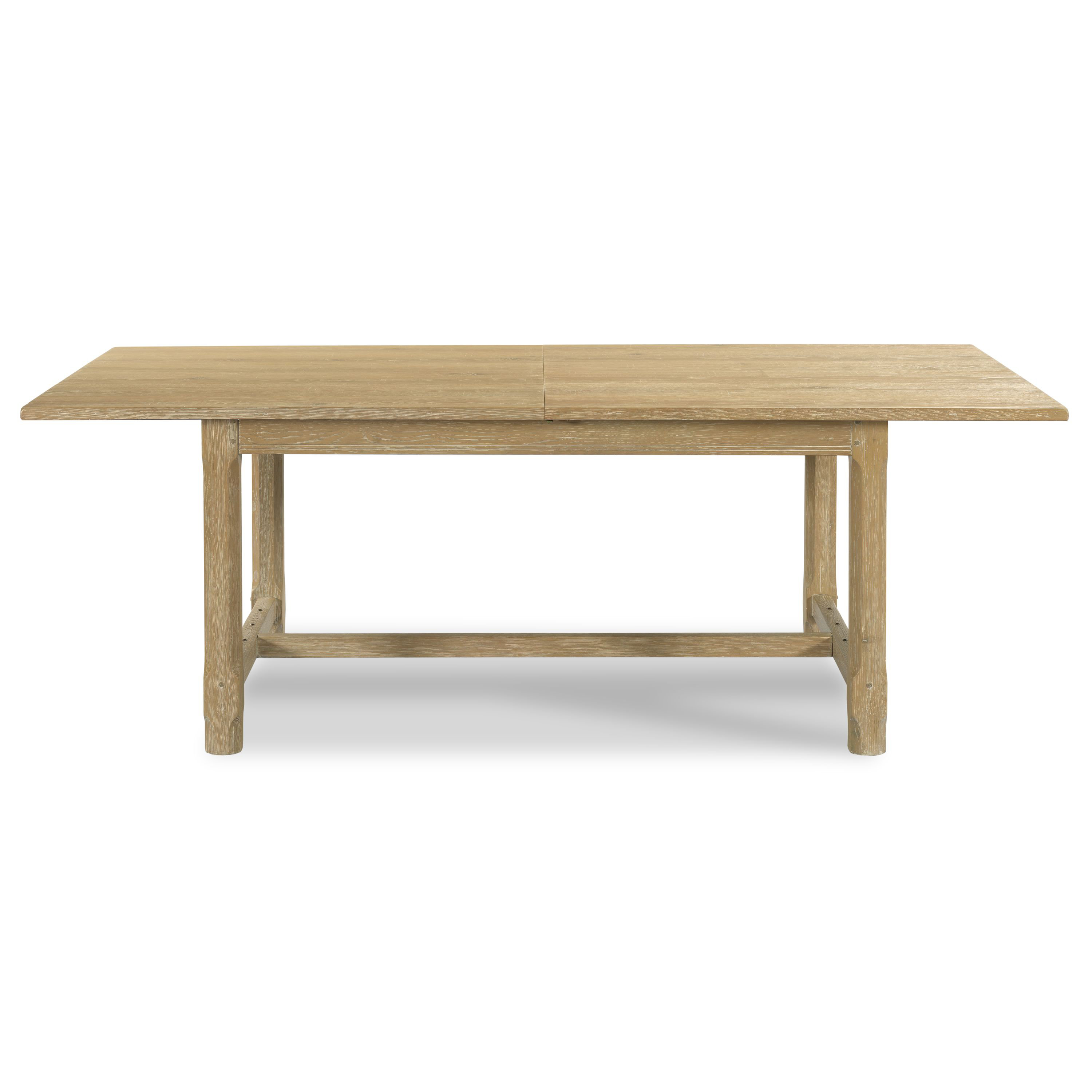 Woodbridge Furniture Forever Extendable Solid Oak Trestle Dining Table ...