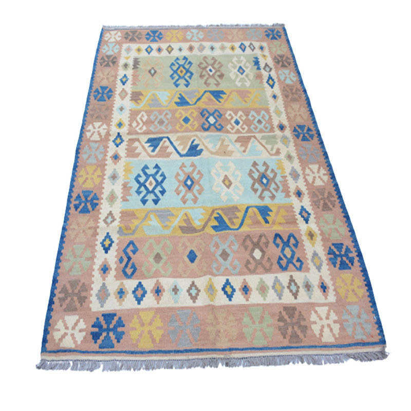 Mission Abstract Hand Woven 125cm X 305cm Area Rug