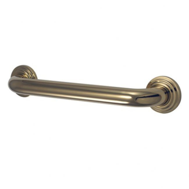 Barre d'appui de 1-1 / 4 po Kingston Brass Milano, Laiton poli, 12"