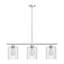 Luminaire suspendu linéaire en verre à intensité variable pour îlot de cuisine de 5,9 po (l) à 3 lumières réglables-112136982-112011109-112011108