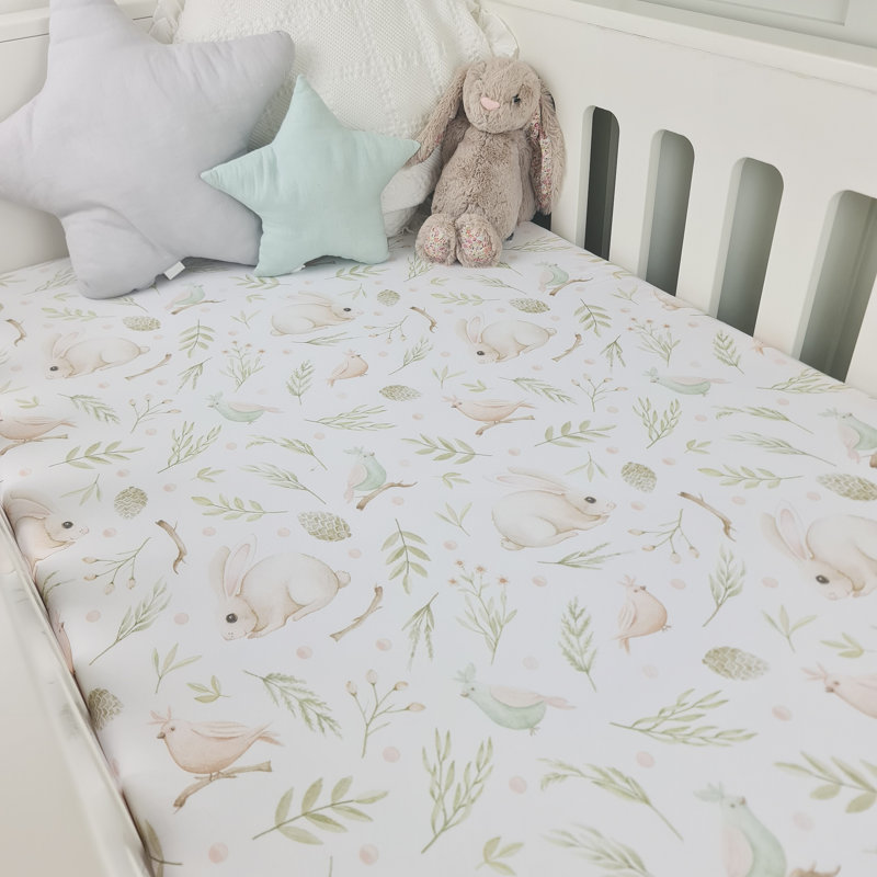 Vivienne Cotton Blend - Piece Standard Cot Fitted Sheet