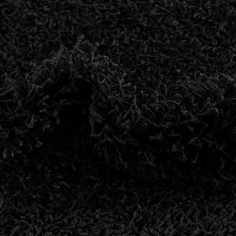 Tapis noir Crosslin, Tapis de couloir 2 pi 6 po x 16 pi 5 po