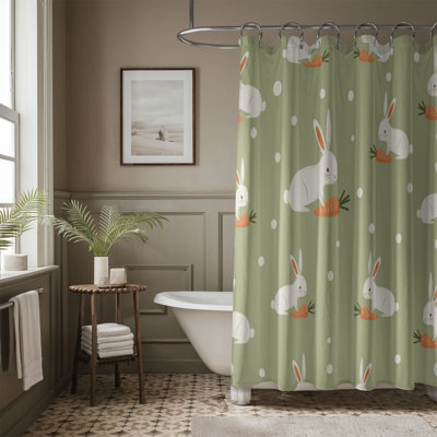 Boho Bunny - Premium Shower Curtain