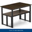 Ensemble de table de salle à manger moderne avec deux bancs Ebern Designs, HDT111002WR-514572089-514572088-508601355