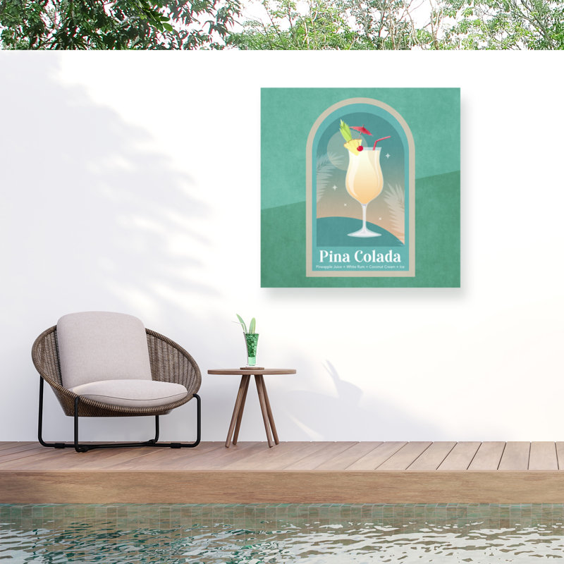 «Bolina Kokteyl Pina Colada», reproduction sur toile, H 35 po x l 35 po