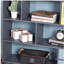 3-Tier Child Bookcase Open Shelves Cabinet Floor Standing Cube Storage Organizer with Drawers - Dark Blue-1514390208
