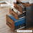Modern 3-Drawer Rolling Vertical File Cabinet With Locking Casters,  Mobile Printer Stand For Home Office-1177238353