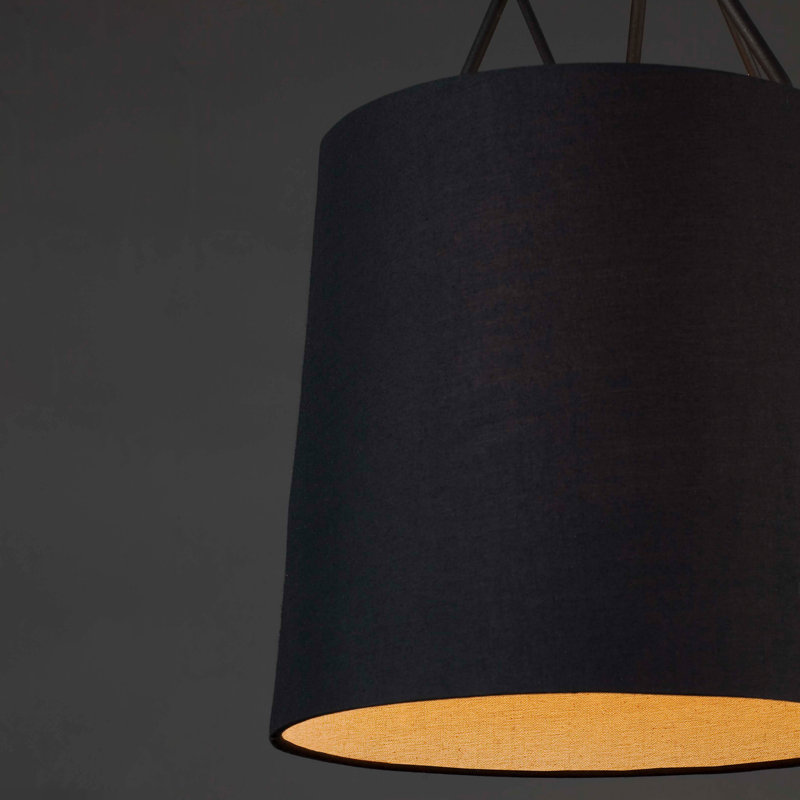 Luminaire suspendu arbre , Noir, Noir