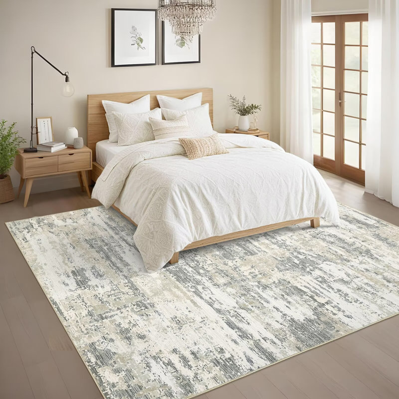Grand tapis d'intérieur lavable et lavable, Rectangle 10 pi x 13 pi
