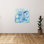 "Blue Coral II" par Marilyn Dunlap, reproduction sur toile