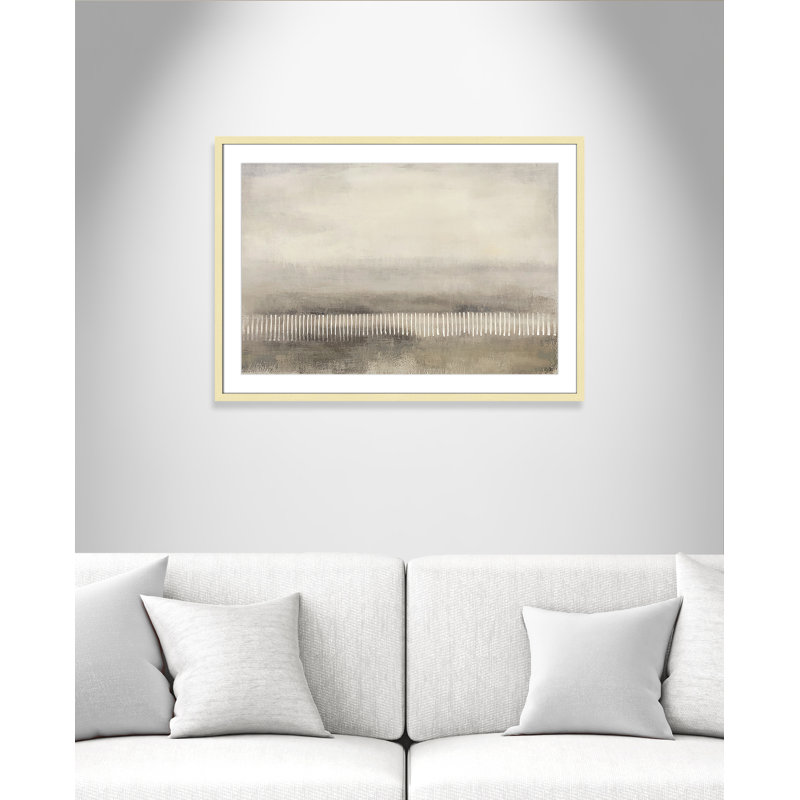 Équilibre équilibré I - Version paysage par Irena Orlov, L 35,5 po x H 25,5 po, Imprimé mat, Or mat