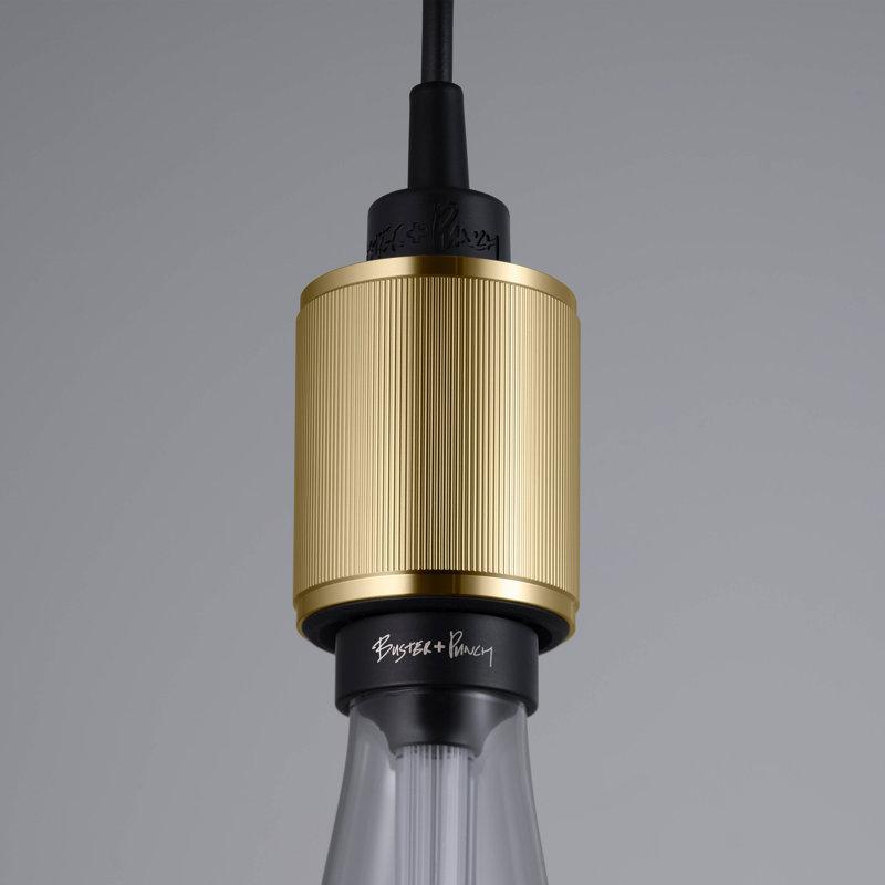 1 - Light Pendant, Brass