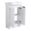 Meuble-lavabo autoportant de 23 po avec lavabo et portes à fermeture douce-504773064