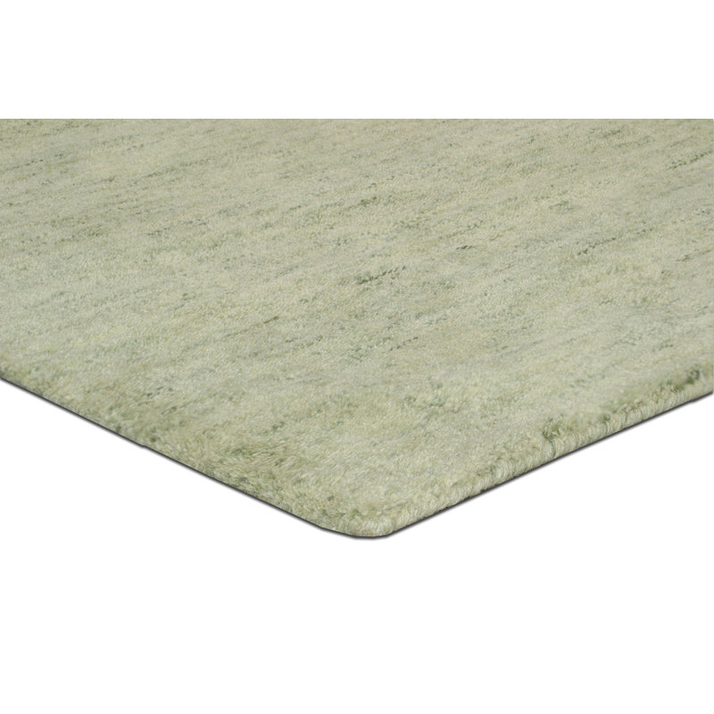 Suba Solid Colour Wool 50cm X 80cm Area Rug, 70 x 240cm