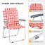 Chaise de plage pliante en métal (ensemble de 1)-1035039602